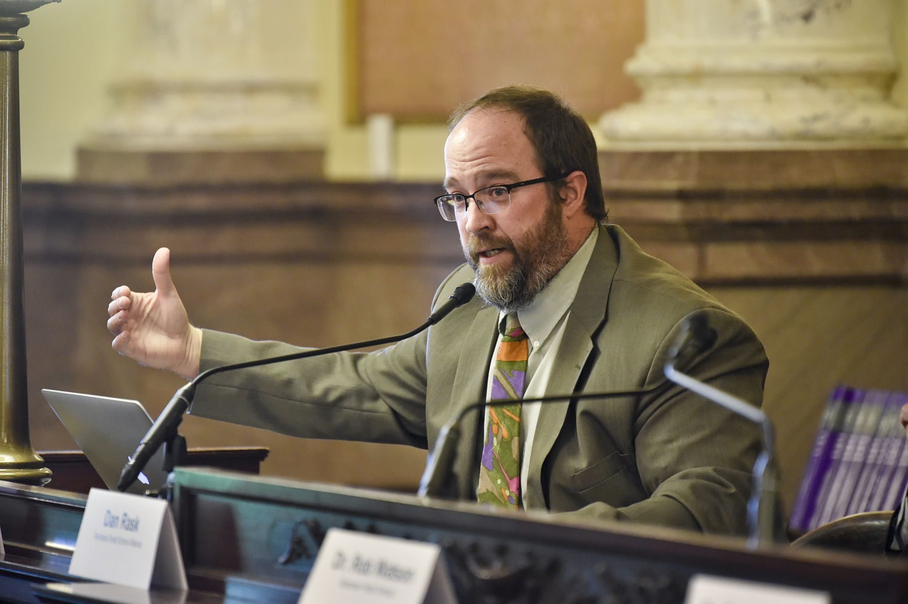 Superintendent Chad Johnson of the Hardin School District
